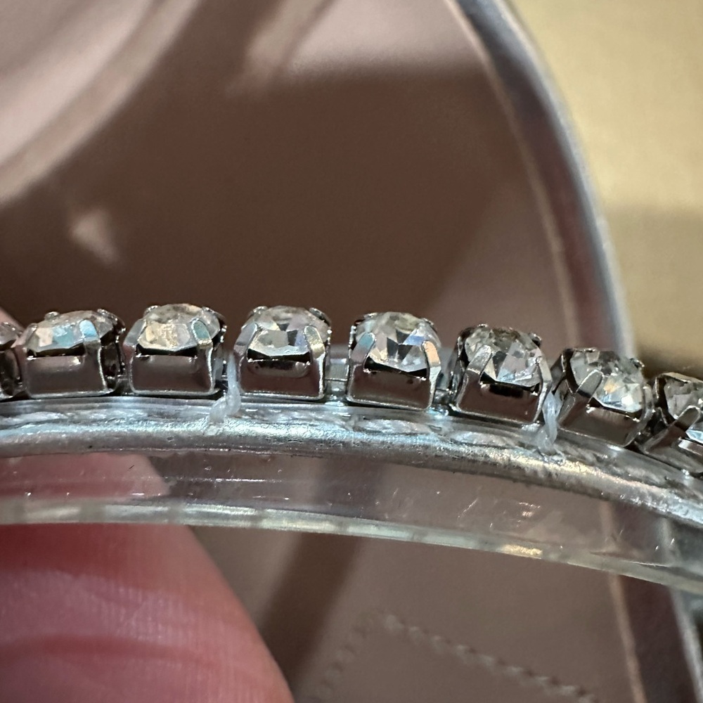 Mango Silver Rhinestone Heels - Picture 8 of 10